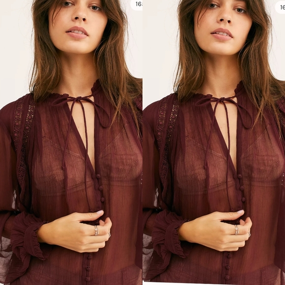 Free people Long Live Love Buttondown - Picture 5 of 8